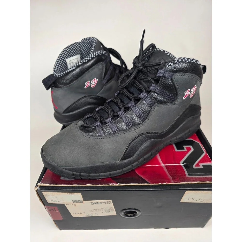 Air Jordan 10 Retro Countdown Pack 2008 Black Red 310805-061 Size 10.5 OG Box